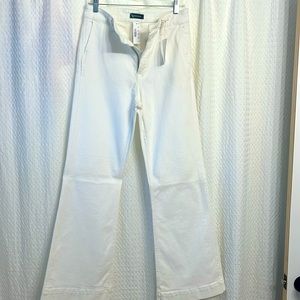 White wide leg JCrew jeans, women’s, size 29